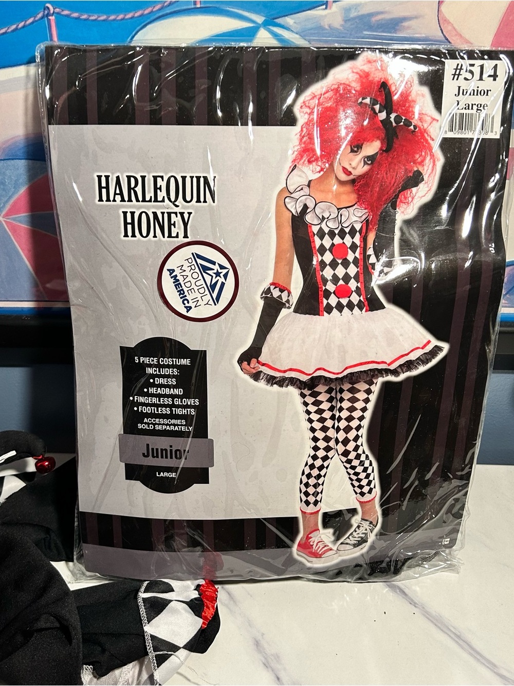 Harlequin Honey Halloween  costume dress